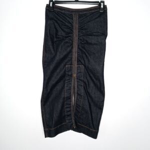 N°21 Women's Denim Midi Skirt